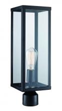  40754 BK - Oxford 19.25" Postmount Lantern